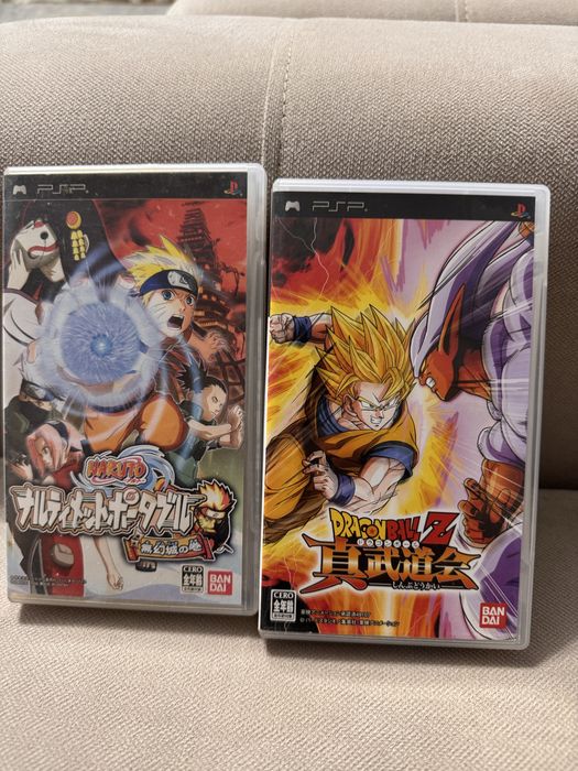 Игры PSP Naruto и Dragon ball