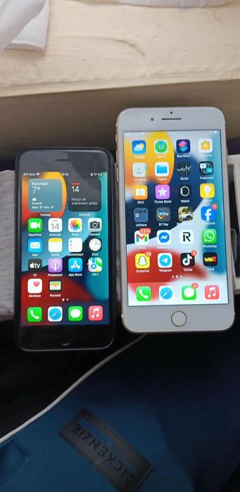Vând două telefoane iPhone – iPhone 6s 64GB și iPhone 7 Plus 128GB