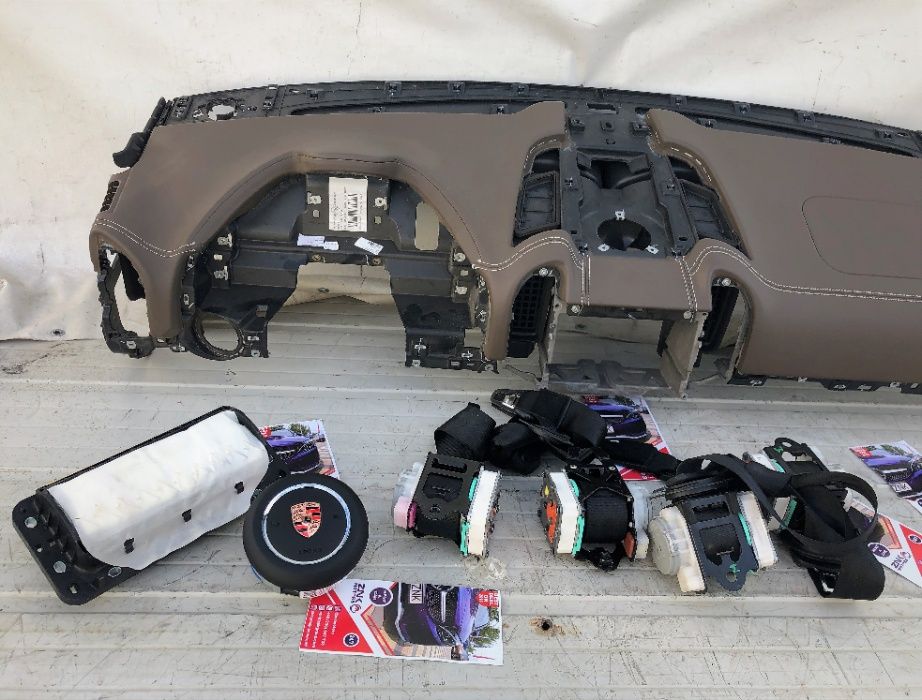 Porsche Cayenne 7p Panamera kit airbag set centuri plansa bord volan