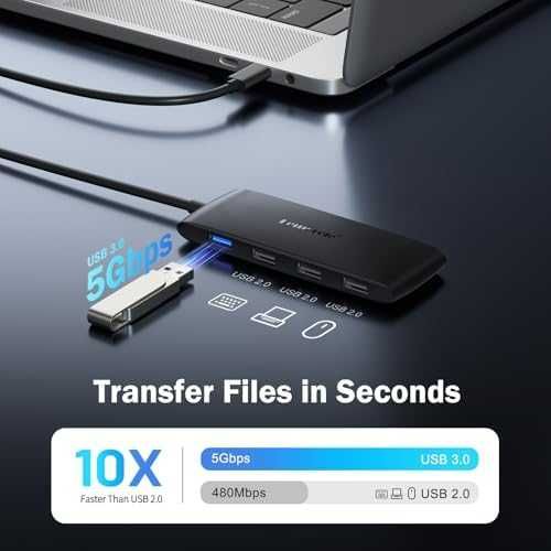 Нов хъб Докинг станция 7-в-1 USB C, двойно 4K HDMI, зареждане 100W