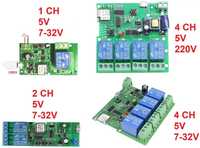 Module Releu Smart Home, 7-32V, 220V Wifi, 1, 2 sau 4 canale eWelink