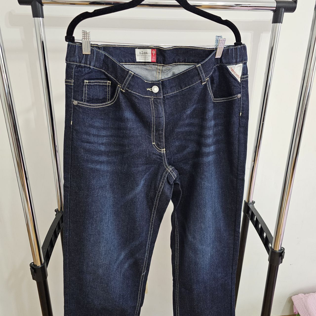 Blugi jeans barbat XL, din 98% bumbac organic și 2 % elastan, Lidl, no