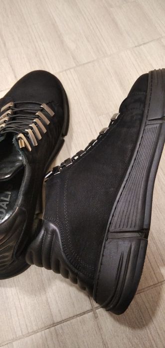 Дамски обувки, естествен велур и кожа,41 номер