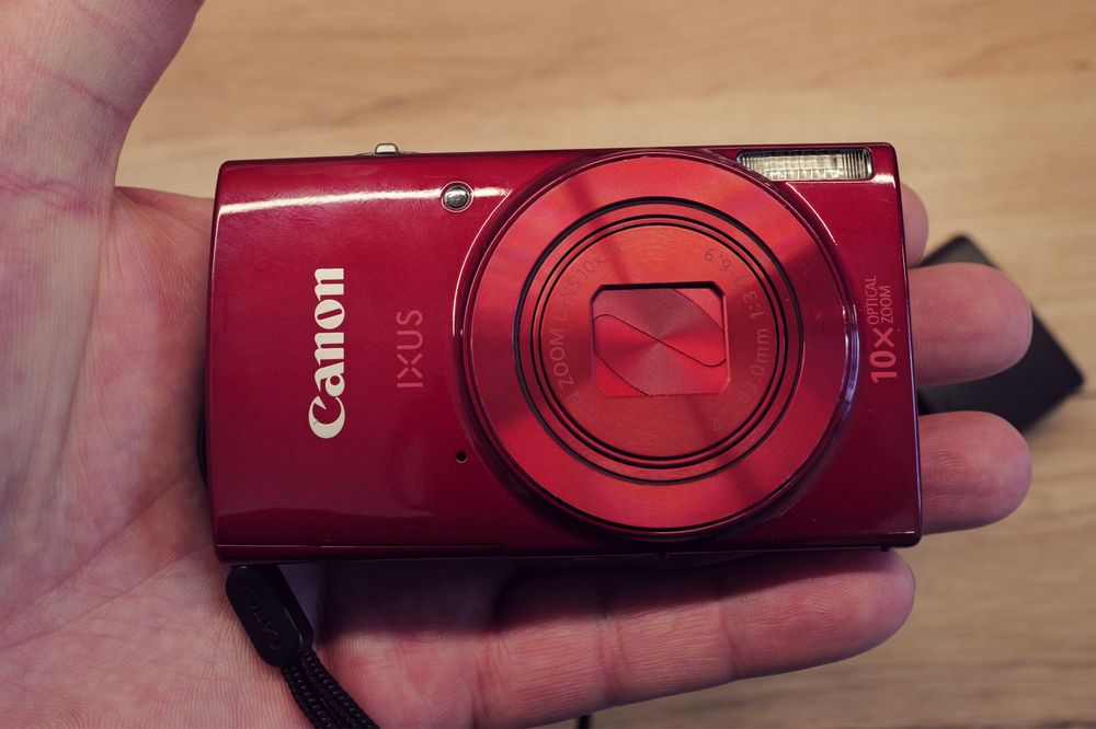 Aparat foto Canon Ixus 180 Rosu WiFi 20Mp ITP wireless Card  data ora