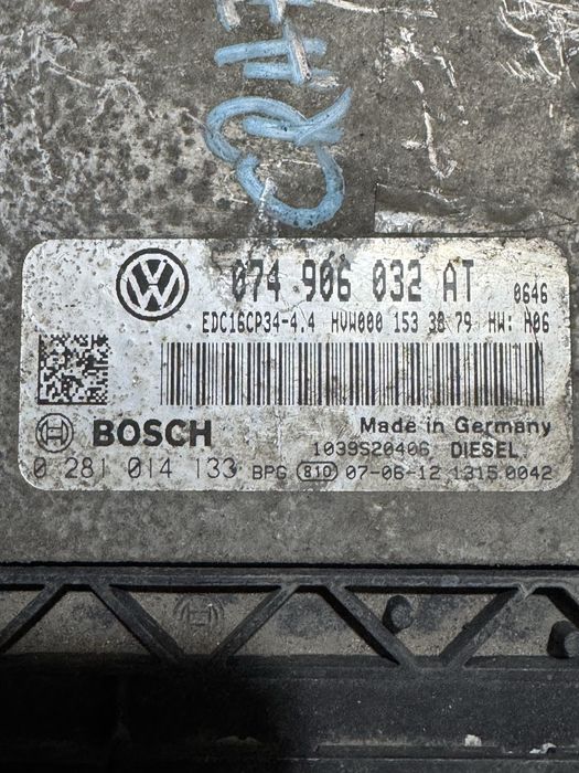 Kit pornire Calculator motor VW Crafter 2.5 TDI, cod 0281014133 BJK