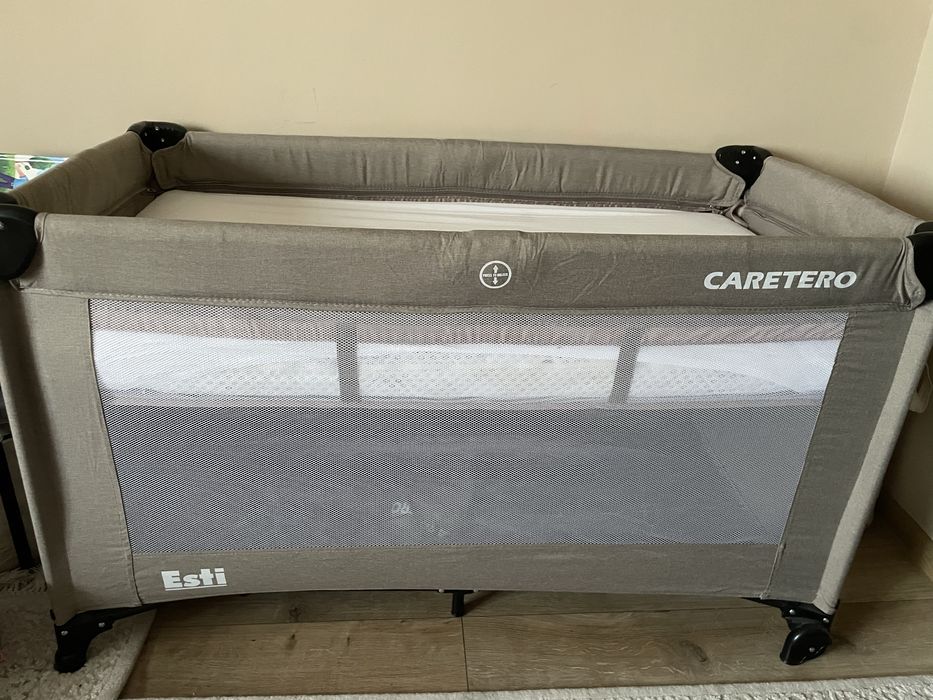 Pat copii/bebelusi EstiCaretero pliabil , spatiu depozitare,2 nivele