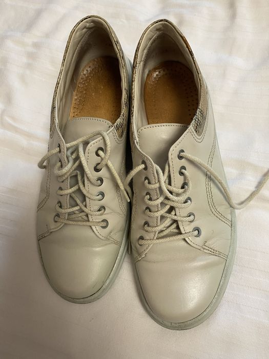 Pantofi piele bej