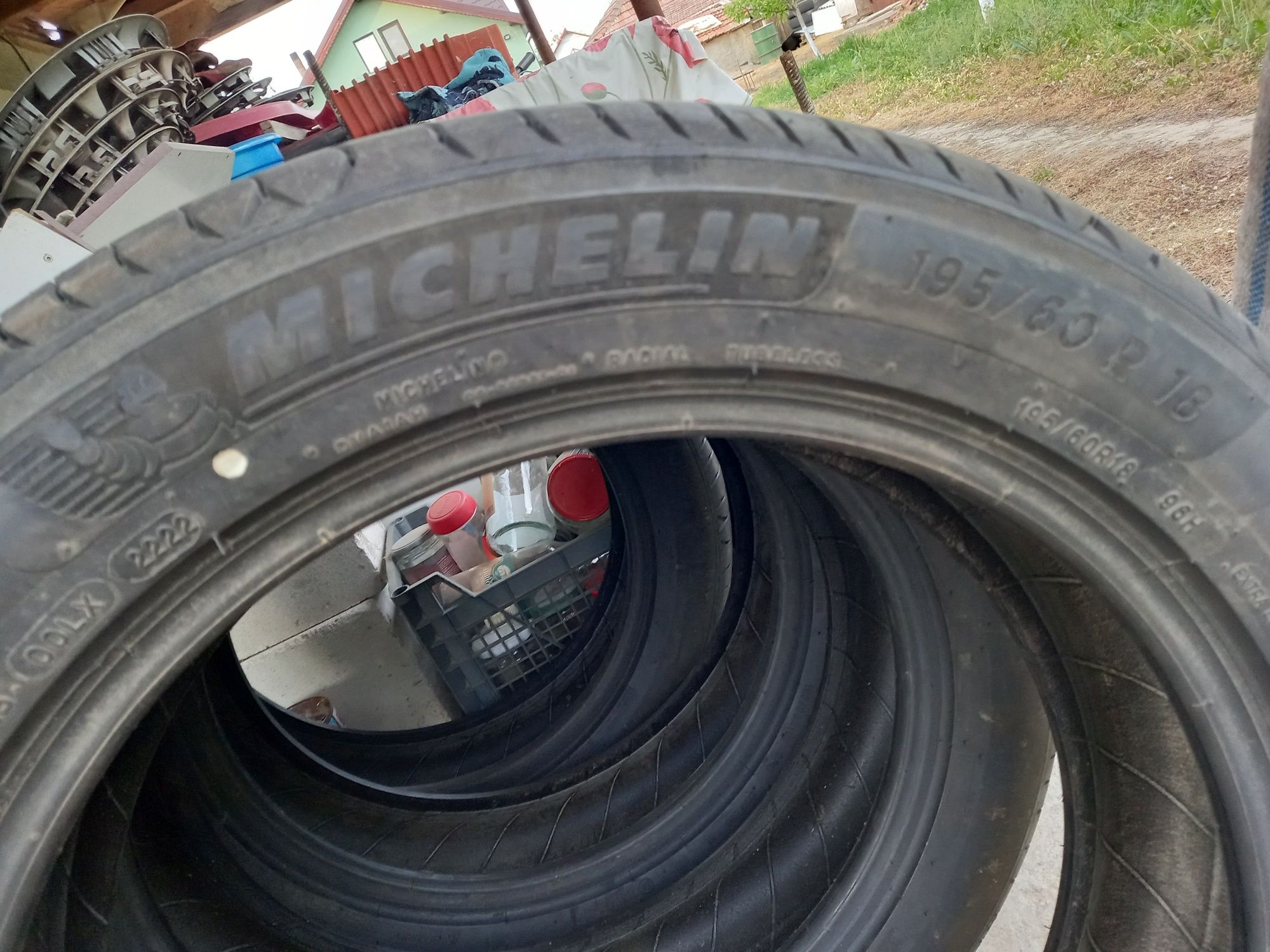 4 cauciucuri 195/60/18 Michelin dot 2022 noi