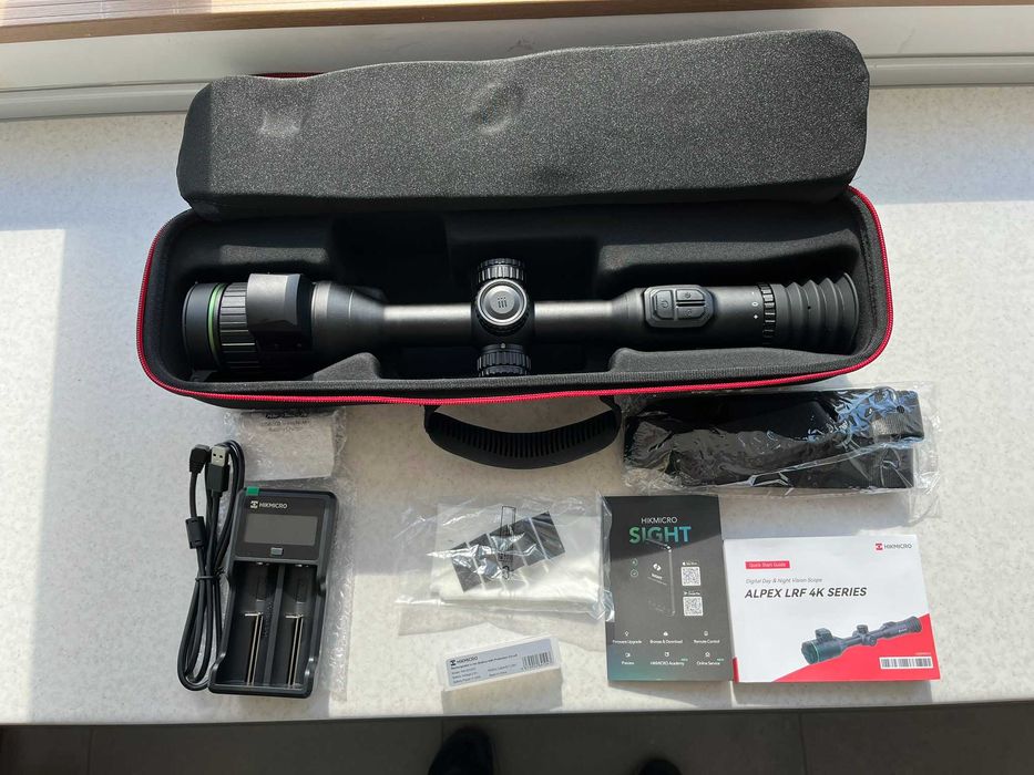 Цифров прицел с далекомер HIKMICRO Alpex 4K LRF A50EL 3,5×28