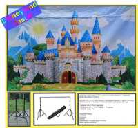 Panou mare CASTEL DISNEYLAND  ( 3.70m/2.65m)  +SUPORT telescopic mobil