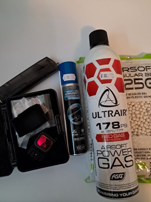 Pistol Airsoft Sand Viper 2025 + Accesorii (dot laser, gaz, bile.) |