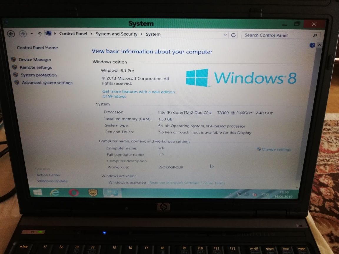 Laptop HP 6930 procesor i3