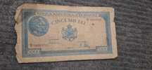 Se vand 2 bancnote de 5000 lei din 21 august 1946, 2 din 20 decembrie