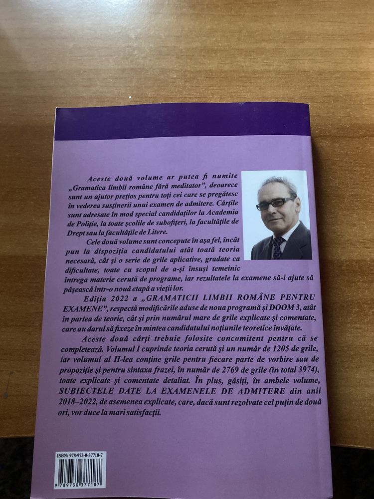 Gramatica limbii romane pentru examene