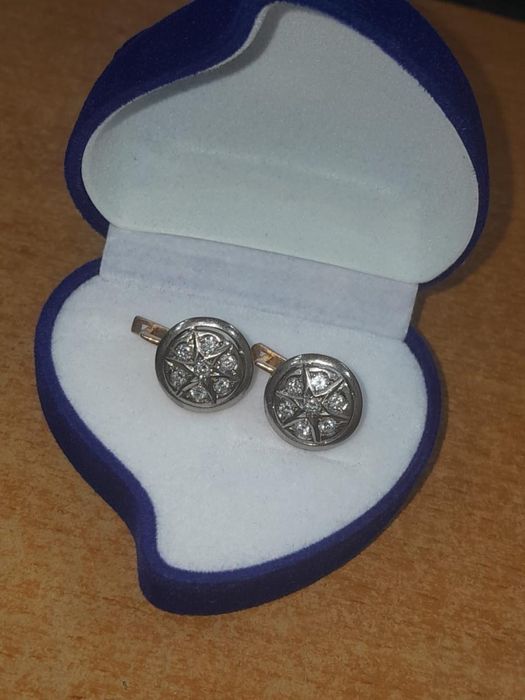 Серьги Красное золото СССР