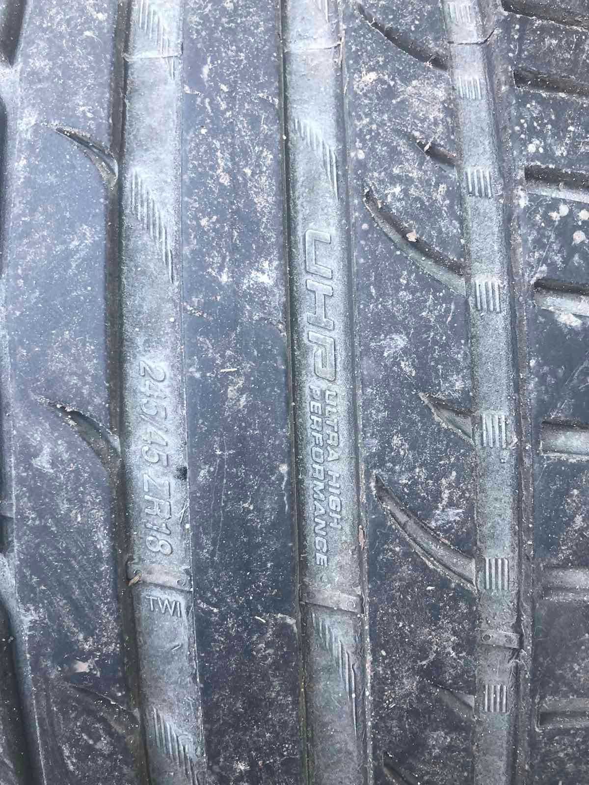 4 броя летни гуми 18'' - 245/45/18 DOT23 6-7мм грайфер