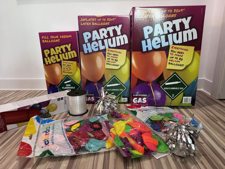 Livrare azi Heliu in butelii dif volume pt10/20/30//50/80/100 baloane