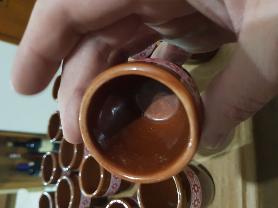 Порцеланов сервиз за алкохол / ракия - 19 бр.