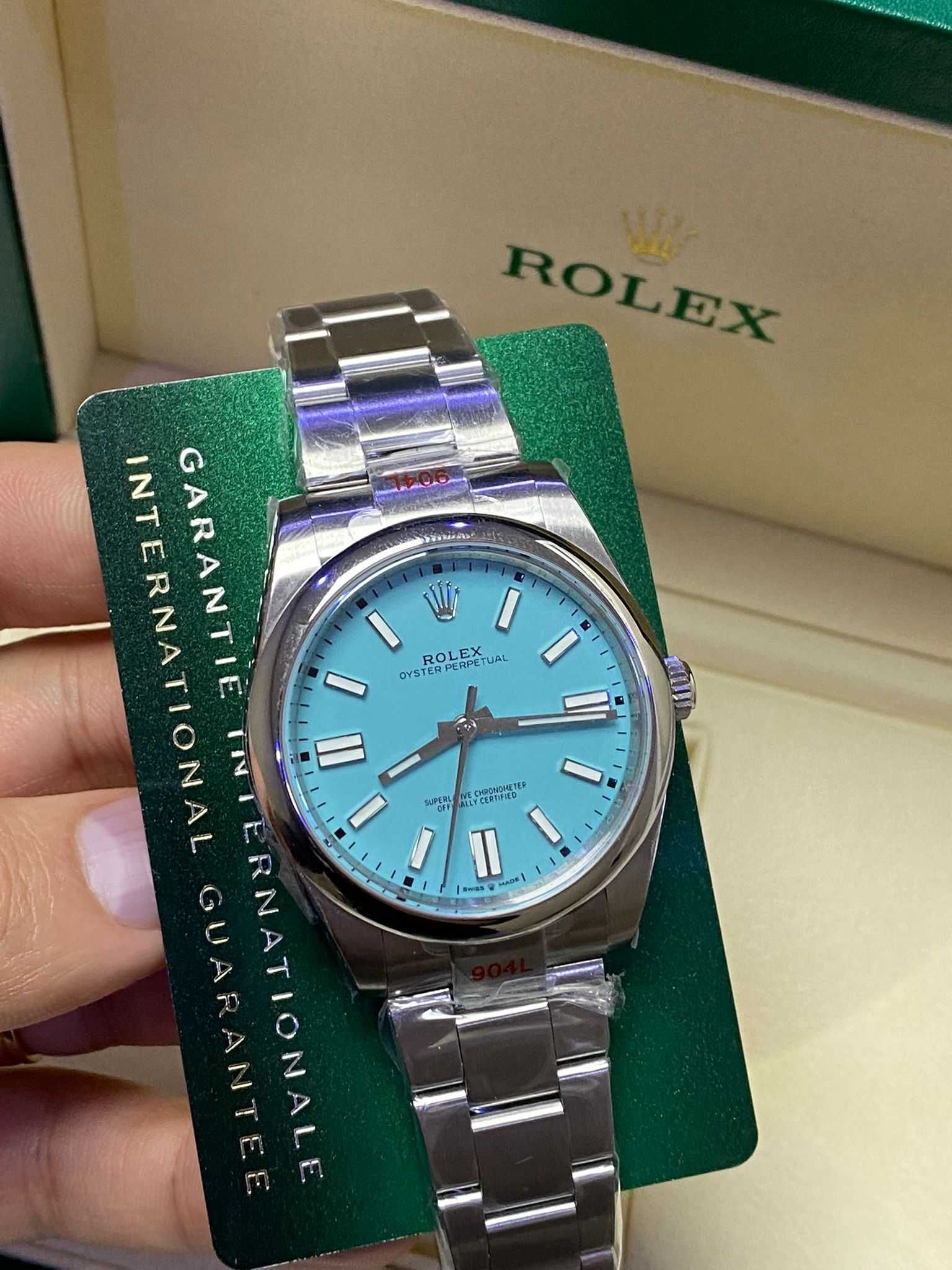 Rolex Oyster Perpetual 41mm Tiffany Dial