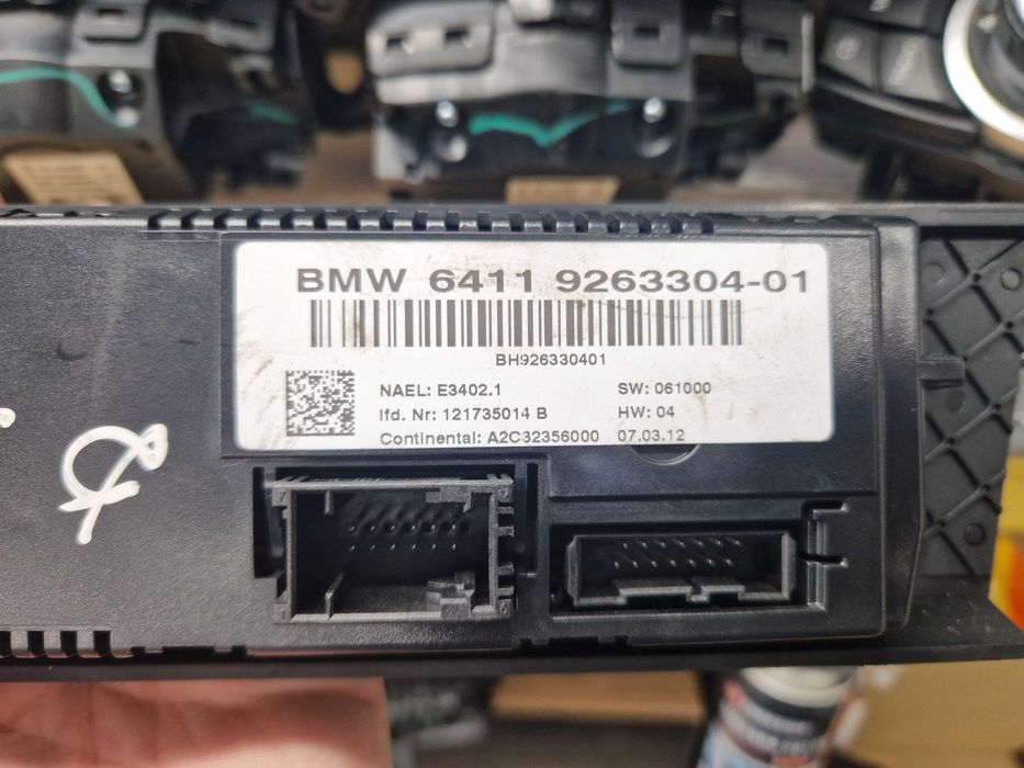 Фейс климатроник с подгрев за BMW E81 E82 E84 E87 E88 E90 E91 E92 E93