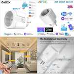 Интернет Ключ 20A Wi-Fi SmartHome Контакт Глас Контролен Електромер