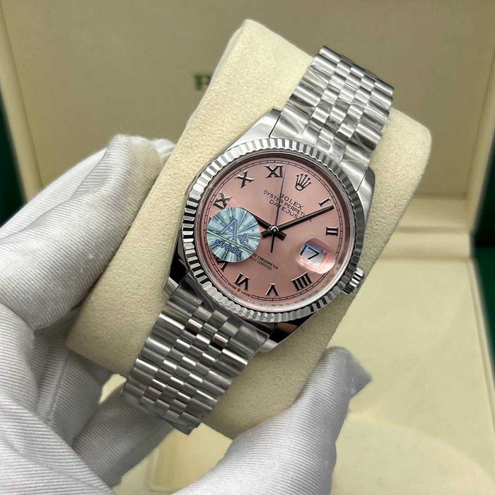 rolex datejust 36mm розов циферблат
