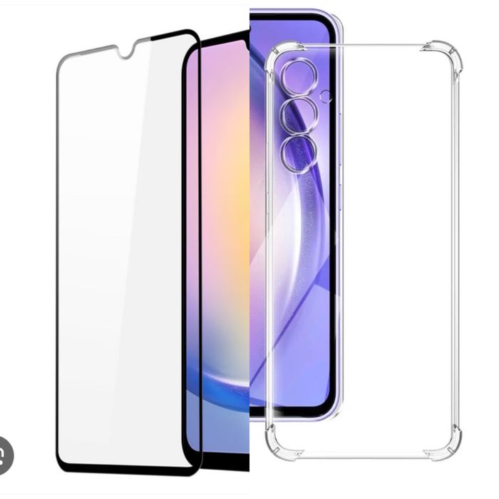 Samsung A12/A13/A14/A15/A16/A36 Pachet Husa Anti Soc si Folie Sticla S