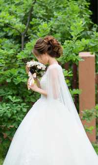 Свадебное платье счастливой невесты