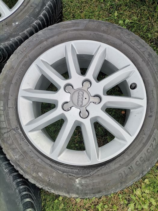 Jante Audi 5*112/66,6B+cauciucuri 225/55/16
