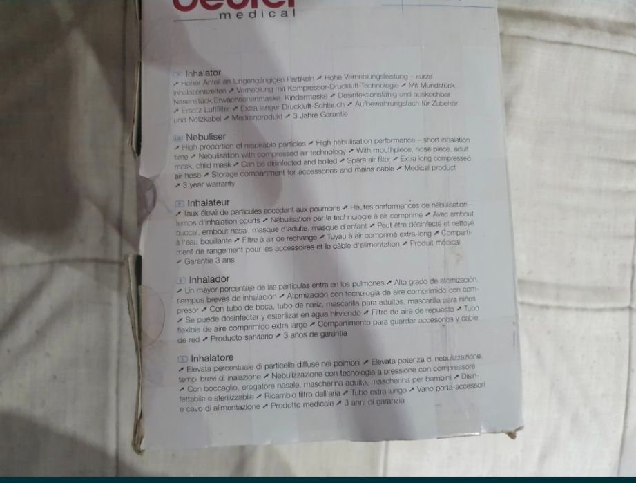 Vând Inhalator Nebulizator