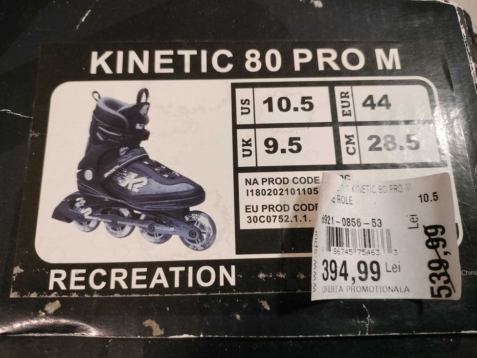 Role K2 Kinetic 80 Pro M – mărimea 44 reglabile