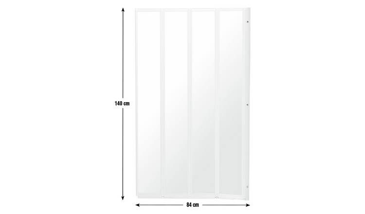 Paravan de duș pliabil pentru baie Argos Home 1400x840mm