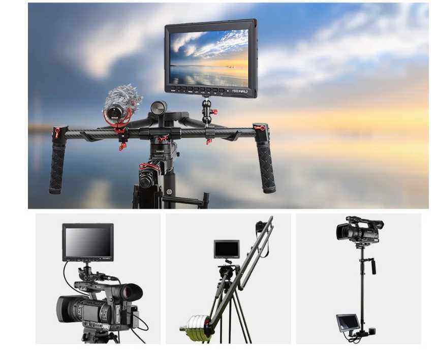 Monitor de camp FEELWORLD FW759 7 inch Slim DSLR Cameră IPS Andycine