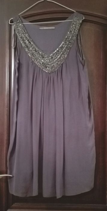 Rochie scurta voal ocazie Zara