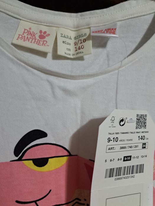 Bluză fete Zara, nouă