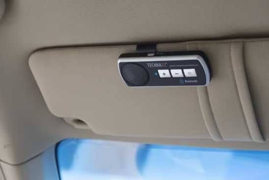 Carkit handsfree auto Bluetooth BT nou+cadou-incarcator wireless pad