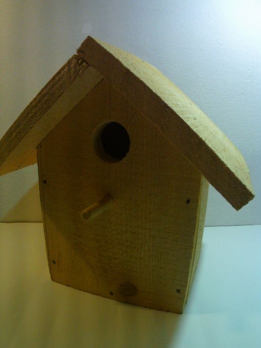 Casuta decor din lemn pentru pasarele salbatice