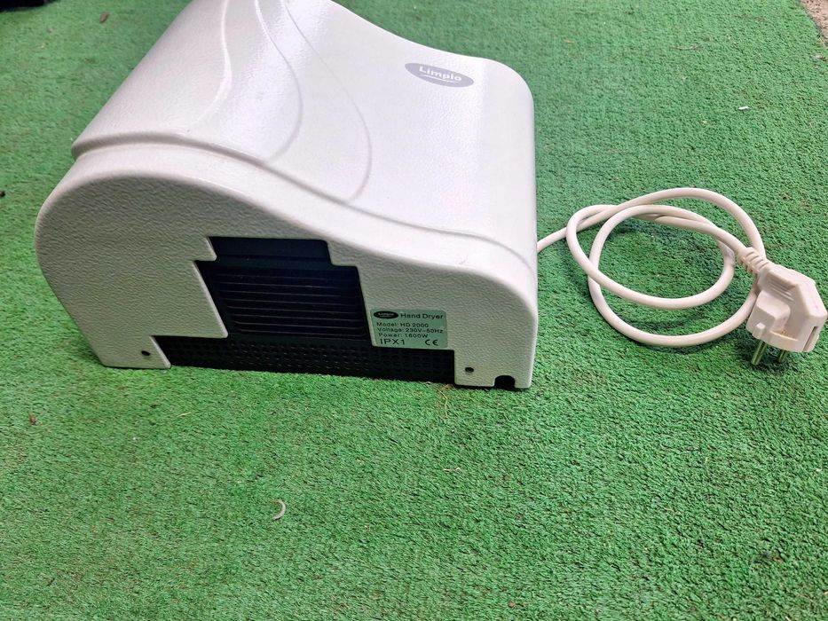 Uscator de maini profesional aluminiu 1600 W Limpio HD 2000