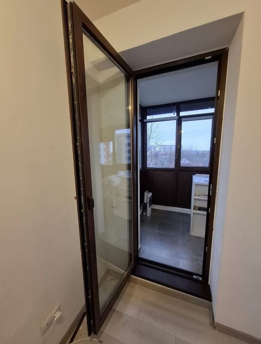 Usa termopan balcon 226x86 cm si Geam termopan / fereastra pvc