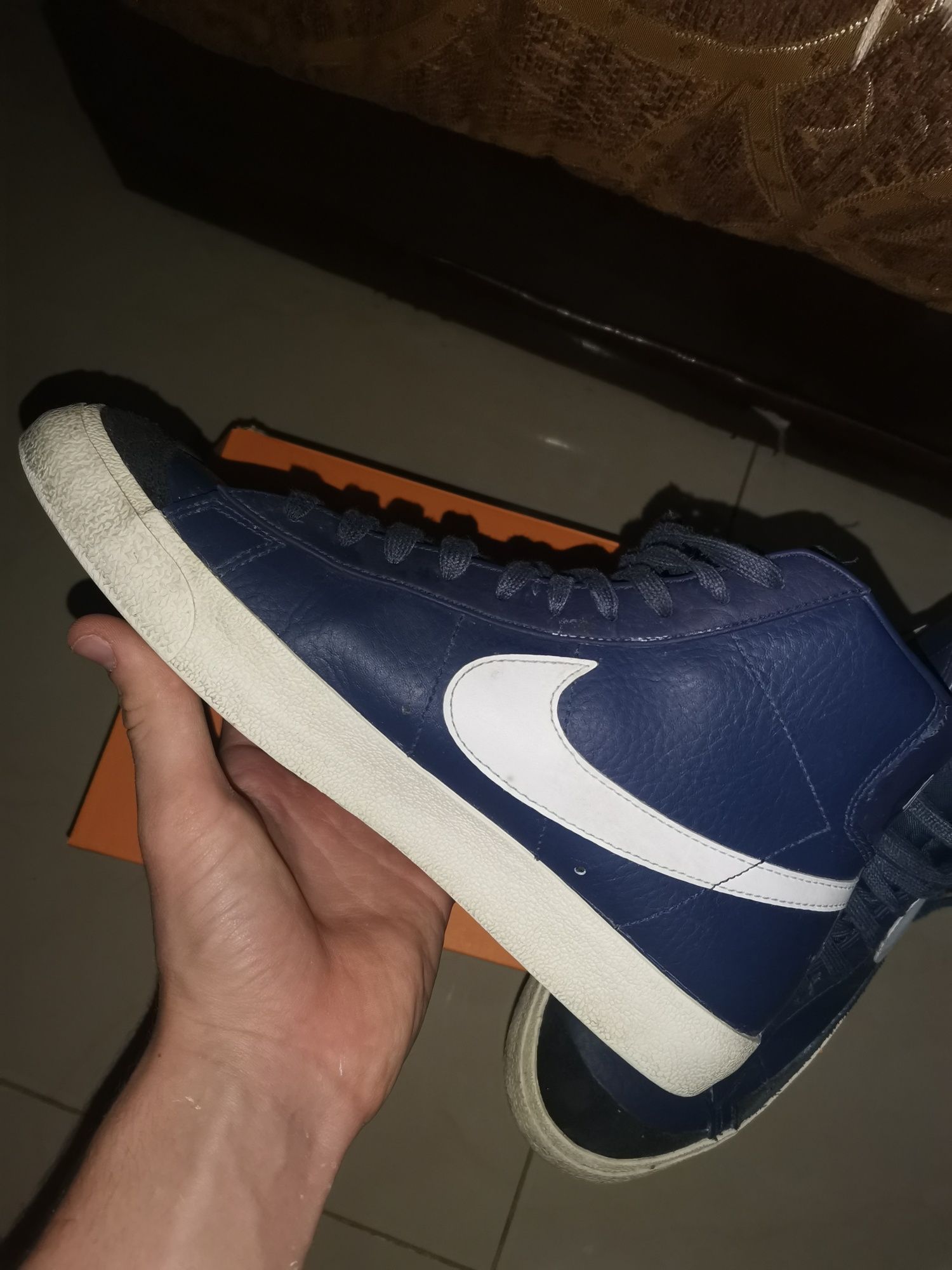 nike blazer mid '77 vintage blue