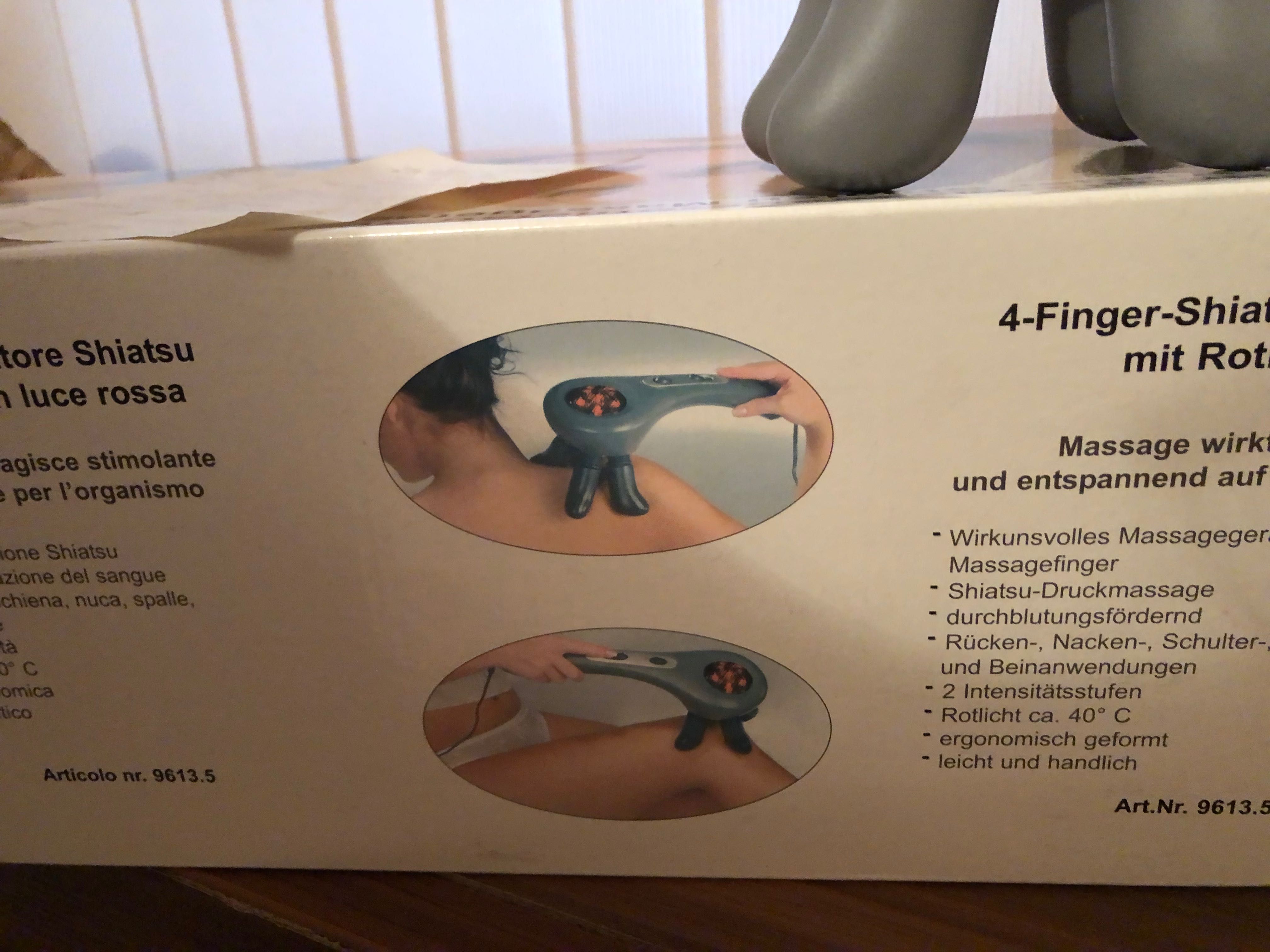 Терапевтичен масажор с накрайници - пръсти