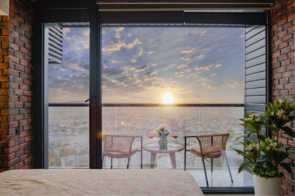 Кунлик квартира 25 этаж Nrg U tower посуточная квартира люкс в центре