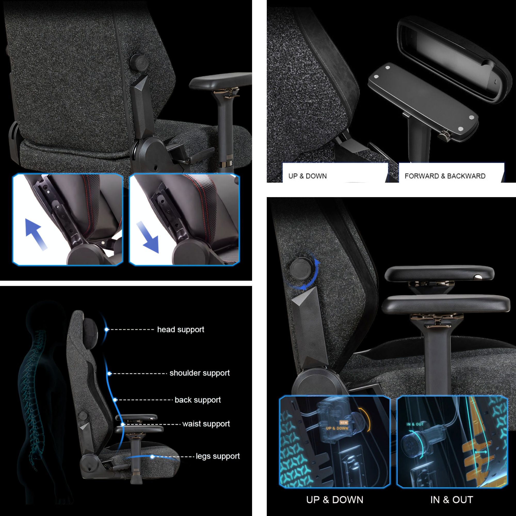 СкидкИ!  HI-END кресло TACTICRIG - FALCON ULTRA FABRIC игровое геймер