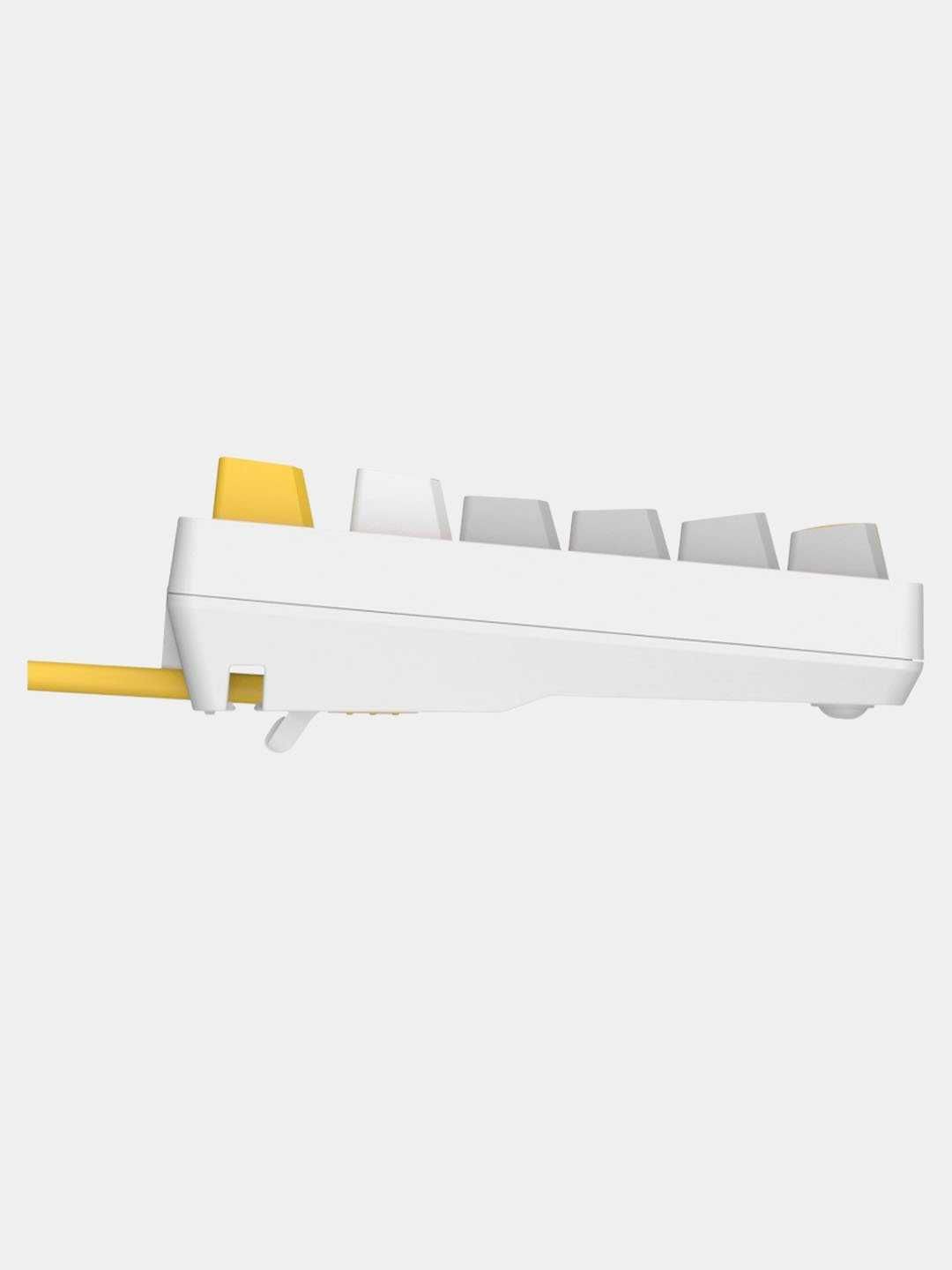 Игровая проводная клавиатура  Bloody S87 (ENERGY WHITE) RED SWITCH