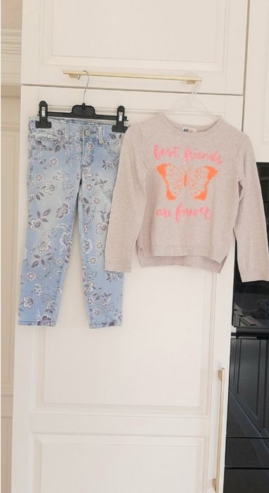 Blugi GapKids+puloveraș H&M/2-4 ani