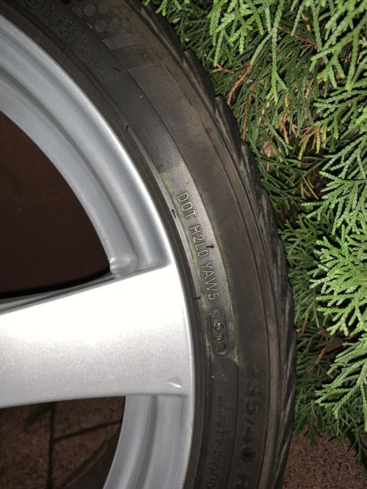 Jante R19 5x108 si cauciucuri de iarna.