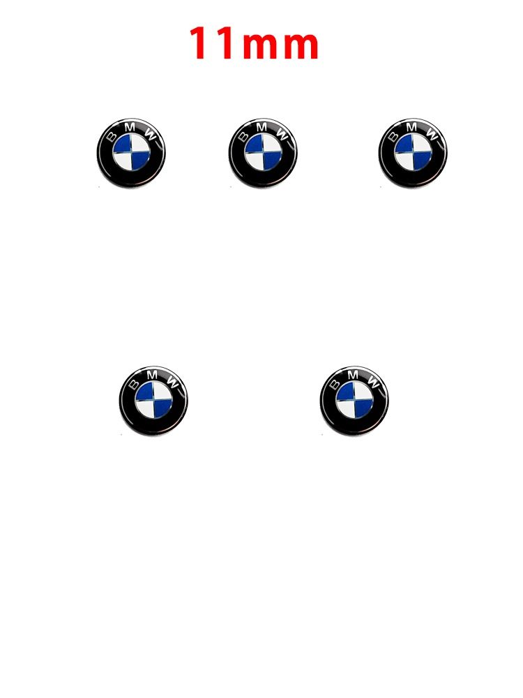 Стандартна Емблема за Бмв ключ 11mm / BMW key logo emblem бяло синьо