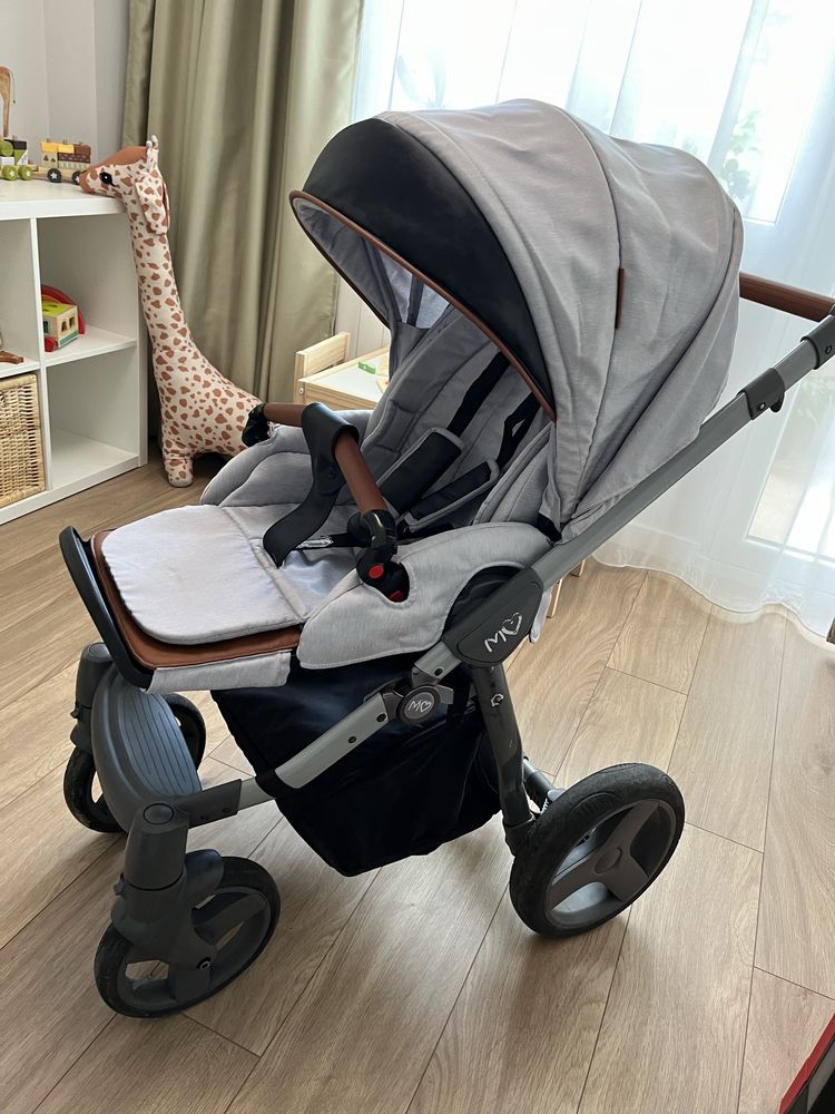 Количка 3в1 Baby Active Mommy Grey Stars