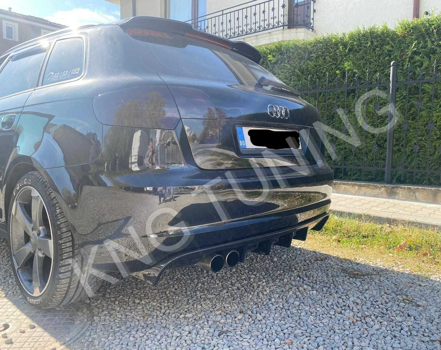 Ауди а3 8п дифузьор / добавка за задна броня / Audi a3 8p