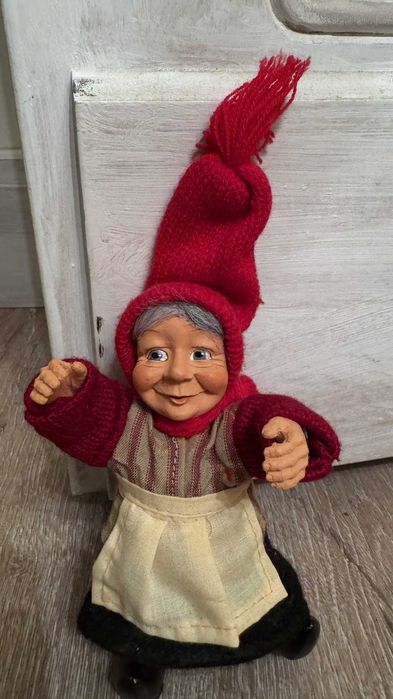 Paul Bonner Норвегия–Коледна  малка кукла! 1960г Коледен декор!